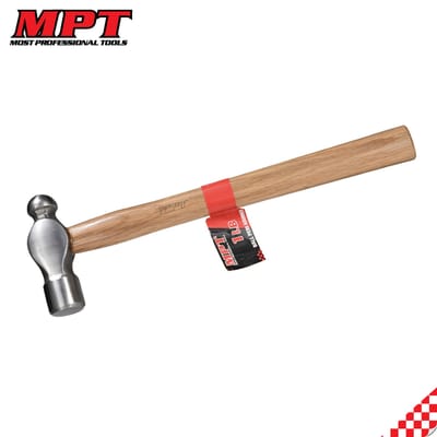 MPT Ball Pein Hammer Wood Handle ( 1/2 LB | 3/4LB | 1 LB ), Carbon Steel; MHD05001_img_4