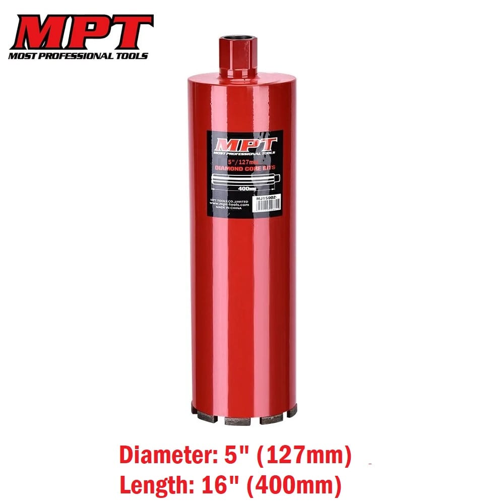 Diamond Sharp Core Drill Bits ( 2" | 3" | 4" | 5" | 6" | 8" ); Model : MJ15002