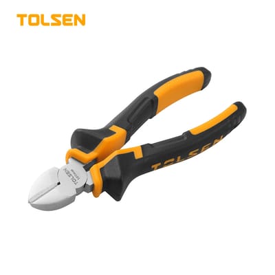 Tolsen 6" Diagonal Cutting Pliers, 160mm TPR Handle Model: 10003_img_0