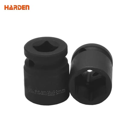 HARDEN Impact Short Socket 1/2" Drive ( 8 | 9 | 10 | 11 | 12 | 13 | 14 | 15 | 16 | 17 | 18 | 19 | 21 | 22 | 23 | 24 | 27 | 30 | 32 mm ), Short Socket, 6PT; Model: 536508 to 536532_img_0