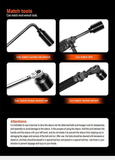 HARDEN Impact Short Socket 1/2" Drive ( 8 | 9 | 10 | 11 | 12 | 13 | 14 | 15 | 16 | 17 | 18 | 19 | 21 | 22 | 23 | 24 | 27 | 30 | 32 mm ), Short Socket, 6PT; Model: 536508 to 536532_img_3