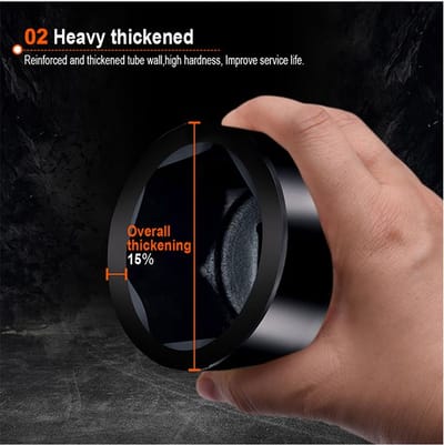 HARDEN Impact Short Socket 1/2" Drive ( 8 | 9 | 10 | 11 | 12 | 13 | 14 | 15 | 16 | 17 | 18 | 19 | 21 | 22 | 23 | 24 | 27 | 30 | 32 mm ), Short Socket, 6PT; Model: 536508 to 536532_img_5