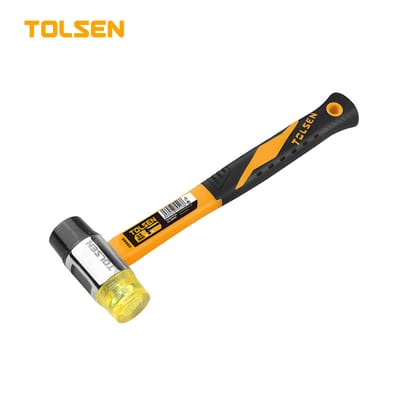 TOLSEN 25042 Two Way Mallet, 400g, Plastic Nylon Head, Fiberglass Handle | Model: 25042_img_0