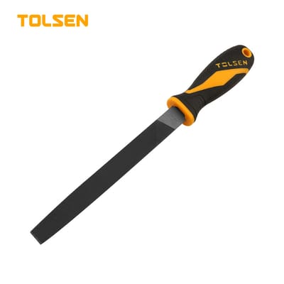 TOLSEN 8" Steel File Flat TPR Handle 32001_img_0