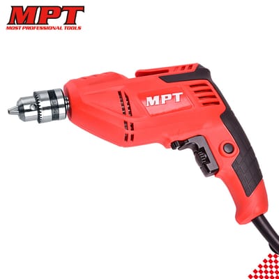 MPT MED4006 Electric Drill, 400w, 10mm(3/8"), Metal chuck, Model: MED4006_img_0