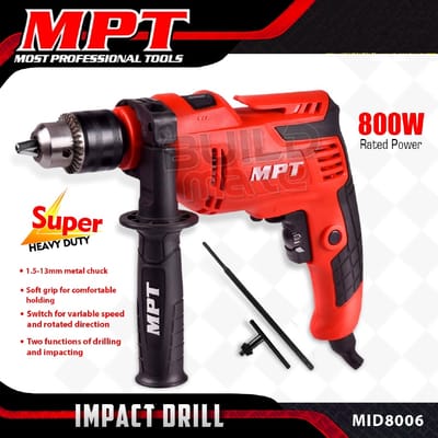 MPT Impact Drill, 800w, 13mm, Model: MID8005_img_0