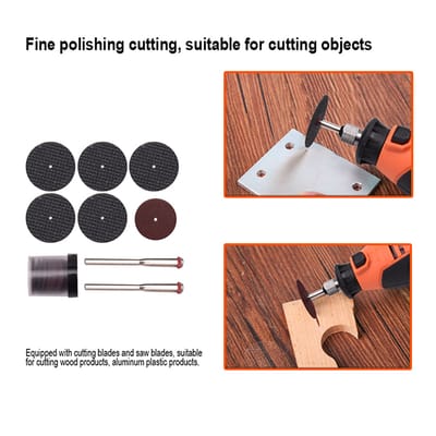 Harden 130W 211Pcs Rotary Grinder Set, Hand Power Small Mini Grinder Kit Portable Hobby Rotary Electric Grinder Tool Set 752912_img_9