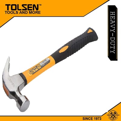 Tolsen Claw Hammer 8OZ or 160oz with Fiber Handle Model 25030_img_0