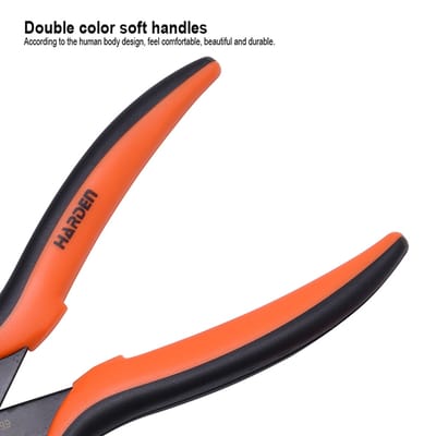 HARDEN 660618 Wire Stripper, 5.5", 0.4 - 4 mm2, Precision Flush Cutter Multi Tool Wire Stripper Cutters Carbon Steel Electric Wire Cutter Stripper;_img_3