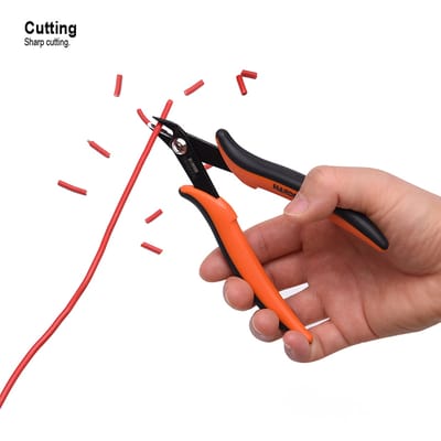HARDEN 660618 Wire Stripper, 5.5", 0.4 - 4 mm2, Precision Flush Cutter Multi Tool Wire Stripper Cutters Carbon Steel Electric Wire Cutter Stripper;_img_5