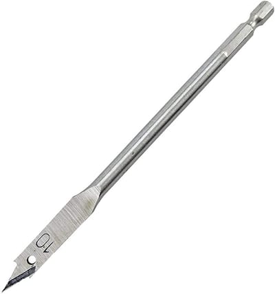 HARDEN Flat Wood Bit, ( 10 | 12 | 14 | 16 | 18 | 19 | 20 | 22 | 25mm ), length 150mm, 1/4" hex shank; 613010_img_4