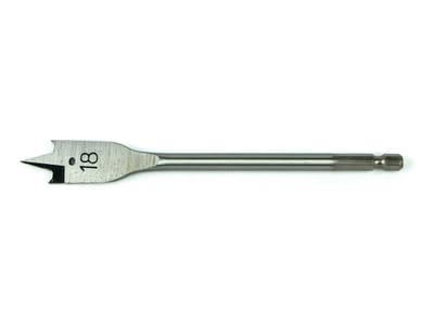 HARDEN Flat Wood Bit, ( 10 | 12 | 14 | 16 | 18 | 19 | 20 | 22 | 25mm ), length 150mm, 1/4" hex shank; 613010_img_11