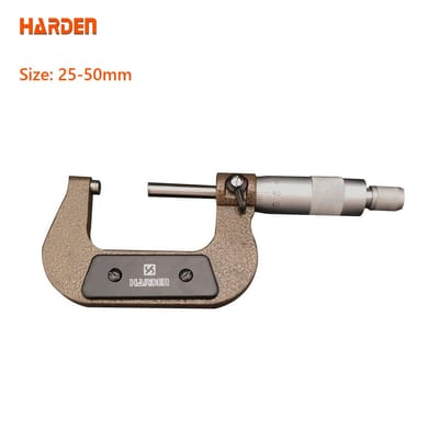 HARDEN Microcaliper Micrometer (0-25mm | 25-50mm), Professional Alloy Steel, Clear & durable; Model: 580832 | 580835_img_2