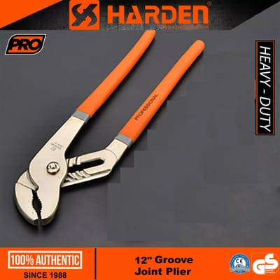 HARDEN Groove Joint Water Pump Plier ( 10 inch | 12 inch), Monkey Plier, Chrome Vanadium Professional; Model: 560411 | 560412_img_9