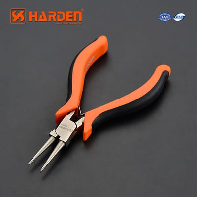 HARDEN 4.5" Professional Mini Nose Plier ( Long Nose | Flat Nose | Round Nose | Extra Long Nose ); Model: 560301 | 560306 | 560307 | 560308_img_2