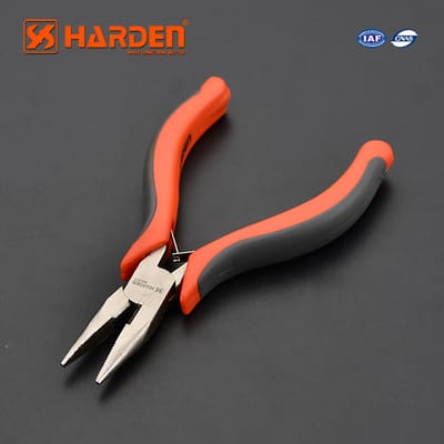 HARDEN 4.5" Professional Mini Nose Plier ( Long Nose | Flat Nose | Round Nose | Extra Long Nose ); Model: 560301 | 560306 | 560307 | 560308_img_0