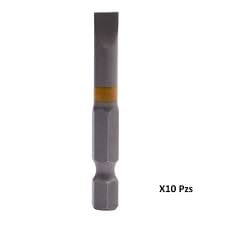 HARDEN Flat Screwdriver Bits Set 10 Pcs – Magnetic ( SL3x50mm | SL6x50mm ) with Plastic Box; Model 550553 | 550566_img_2