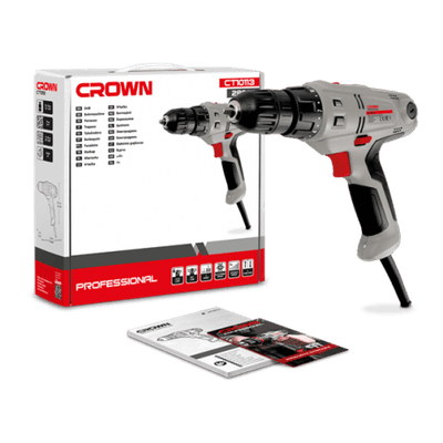 Crown CT10113 280w Electric Drill / Screwdriver 10 mm Model: CT10113_img_0