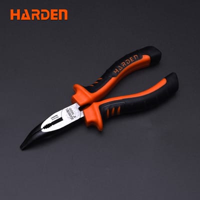 HARDEN 560231 6" Pro Bent Nose Plier Chrome Vanadium Steel 560231_img_1