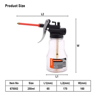 HARDEN 670002 250ml Hand Pump Oil Can; Model: 670002_img_1