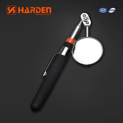HARDEN Inspection Mirror 175- 490mm, Telescopic Shaft, Hardness Durable Professional Universal Rotation Mini Pickup Mirror; 660248_img_0