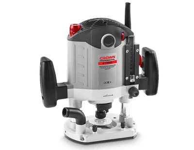 CROWN CT11001 Professional Plunge Router, 2100W, 12mm; CT11001_img_1