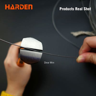 HARDEN End Cutting Plier, (6", 150 mm), Alloy Steel Professional Soft Grip Handles Forged CRV Steel; Model: 560540_img_3