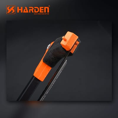 HARDEN 12” Square Hacksaw Frame, Aluminium D Type Handle, High Tension Hacksaw Frame with Front Grip, 45° and 90° Cutting Angle Design, Professional quality; 610705_img_3