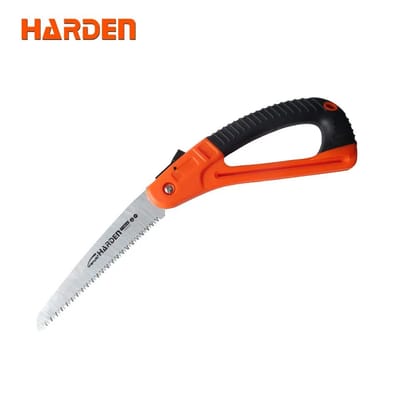 HARDEN 7" Folding Saw D-Type Handle, High quality fold small hand pruning saw, portable woodworking tree cutting wood for cutting trees, hand saw; 631302_img_0