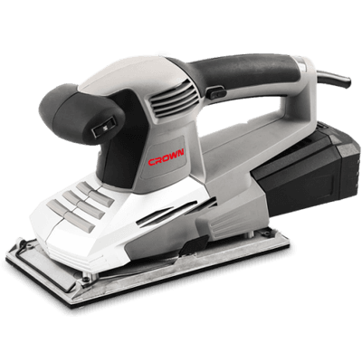 CROWN CT13401 Professional Finishing Orbital Sander, 300W, square, 230x115mm (1/2" sheet); Model: CT13401_img_2