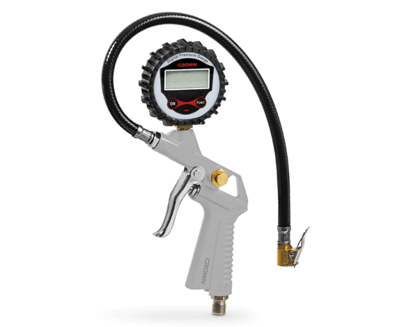 CROWN CT38149 Professional Tire Inflator, Working pressure: 2-4 Bar, Gauge pressure: 0-200psi, ; Model: CT38149