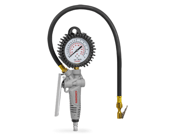 CROWN CT38150 Professional Tire Inflator, Working pressure: 0-12 bar, Gauge pressure: 0-170psi; Model: CT38150