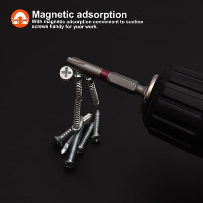 HARDEN 33 Pcs Professional Screwdriver Bits Set | S2 Steel | Magnetic | Tool Kit with Box | Model: 550833_img_4
