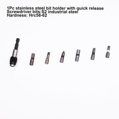 HARDEN 33 Pcs Professional Screwdriver Bits Set | S2 Steel | Magnetic | Tool Kit with Box | Model: 550833_img_5