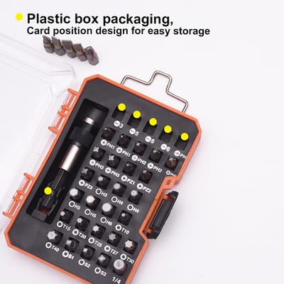 HARDEN 33 Pcs Professional Screwdriver Bits Set | S2 Steel | Magnetic | Tool Kit with Box | Model: 550833_img_6