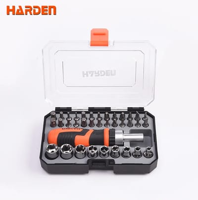 HARDEN 39 Pcs Ratchet Screwdriver Bits & Socket Set; Model: 550939_img_0