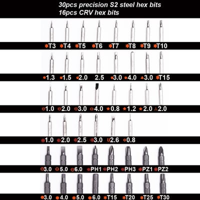 HARDEN 50 Pcs Magnetic Screwdriver Bits Set | Professional Repair Kit | Model: 550150_img_2