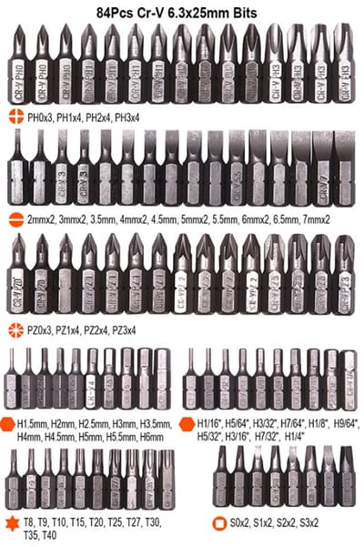 HARDEN 105Pcs Ratchet Screwdriver & Bits Set With Handle Multifunctional Screw Driver High Quality Precision 551105_img_9