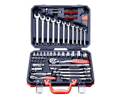 HARDEN 77 Pcs 1/2" & 1/4" Socket Set | Professional Automotive & Mechanical Tool Kit | Model: 510677_img_0