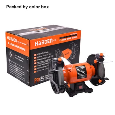 HARDEN 8" Bench Grinder | 350W | 2950 RPM | Adjustable Work Rest | Model: 753608_img_0