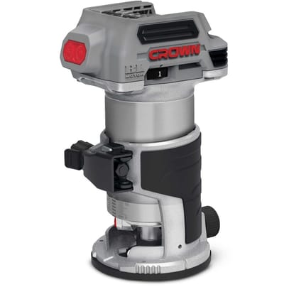 CROWN,CT26010HX,Professional Cordless Router, 20V, 4.0Ah, 8mm, ( Battery & Charger Not Included ); CT26010HX_img_0