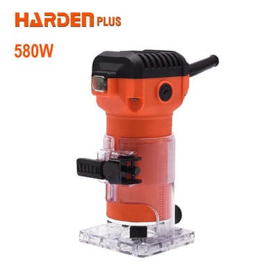 HARDEN Electric Trimmer Router, 580W, 30000rpm, Collet Chuck Diameter : 6.35mm, Electric Wood Trimmer; 752732_img_0