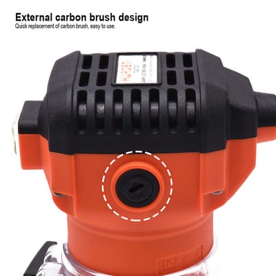 HARDEN Electric Trimmer Router, 580W, 30000rpm, Collet Chuck Diameter : 6.35mm, Electric Wood Trimmer; 752732_img_4