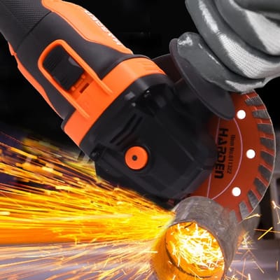 HARDEN 5" 20V Cordless Brushless Angle Grinder, 125mm, Tool Only (Battery & Charger Not Include) , 5000-8500 RPM , Digital Speed Control; Model: 756328_img_3