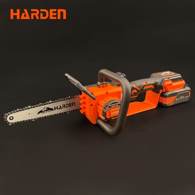 HARDEN 20V Cordless Brushless Chainsaw | 720W Power | 12" Bar | 4Ah Battery & Charger Included | Model: 758734_img_0