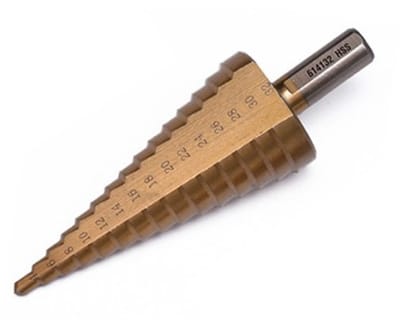HARDEN Step Drill Bit | 4–32mm Range | 2mm per Step | Titanium Coated HSS | Model: 614132_img_0