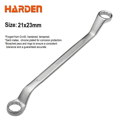 HARDEN Double Ring Spanner - 1Pcs ( 6x7 | 8x9 | 14x15 | 16x17 | 18x19 | 20x22 | 21x23 | 24x27 | 25x28 | 30x32mm ); 541306_img_12