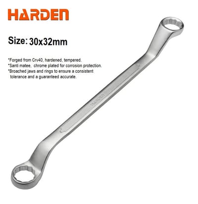 HARDEN Double Ring Spanner - 1Pcs ( 6x7 | 8x9 | 14x15 | 16x17 | 18x19 | 20x22 | 21x23 | 24x27 | 25x28 | 30x32mm ); 541306_img_15