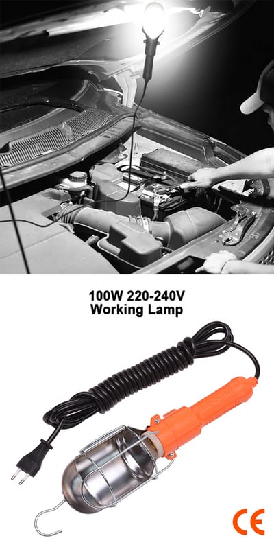 HARDEN Working Lamp, 100W, Portable Work Light Lamp With Hook; 670700_img_6