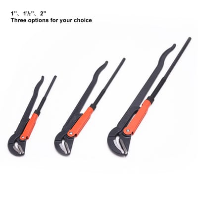 HARDEN 45° Bent Nose Pipe Wrench ( 1 inch | 1.5 inch | 2 inch ); Model: 600751 | 600752 | 600753_img_0